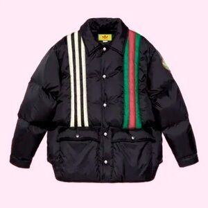 Gucci x Adidas Puffer Coaches Jacket